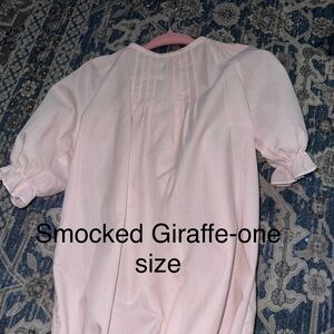 Smocked dress one size